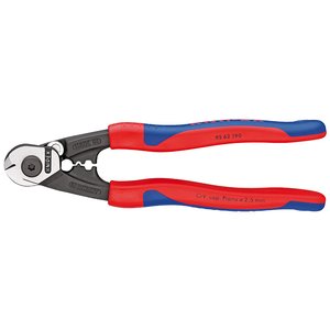 Ножиці для різання дротяних тросів Knipex 95 62 190 Ножиці для різання дротяних тросів Knipex 95 62 190