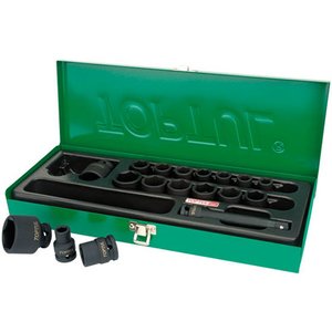 Набор головок ударных 1 2" + удлинитель TOPTUL GCAD1807